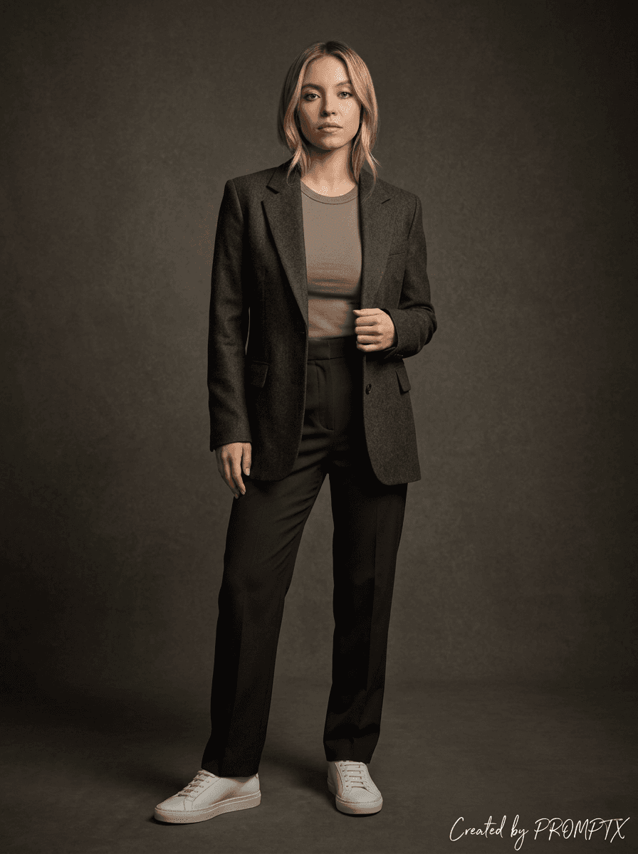 Luxury studio portrait